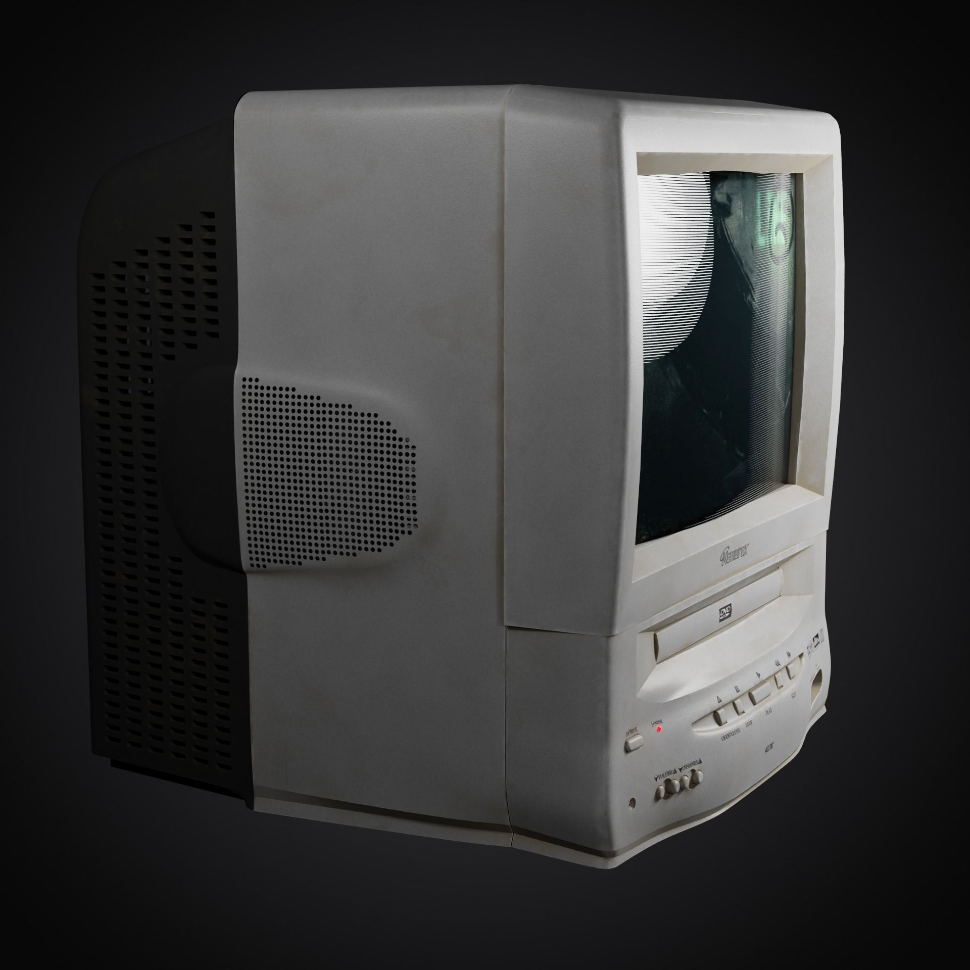 Memorex Tv DVD combo 3D model_1