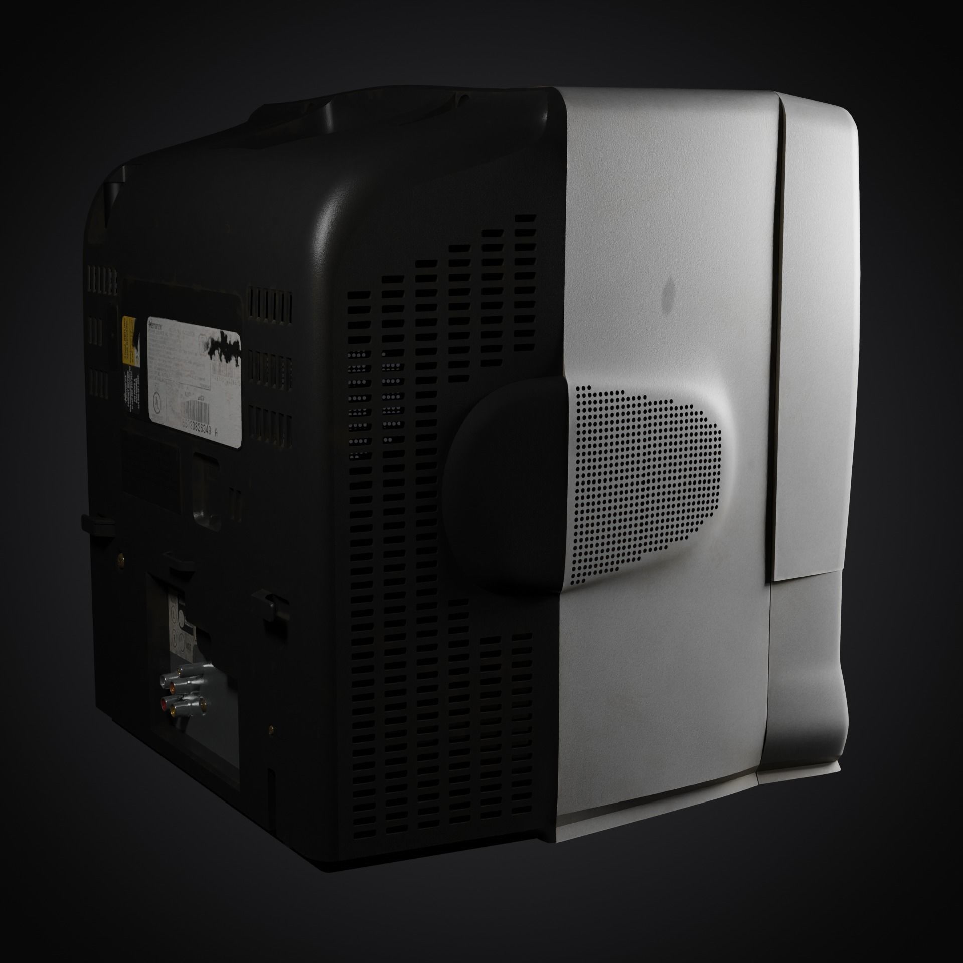 Memorex Tv DVD combo 3D model_2