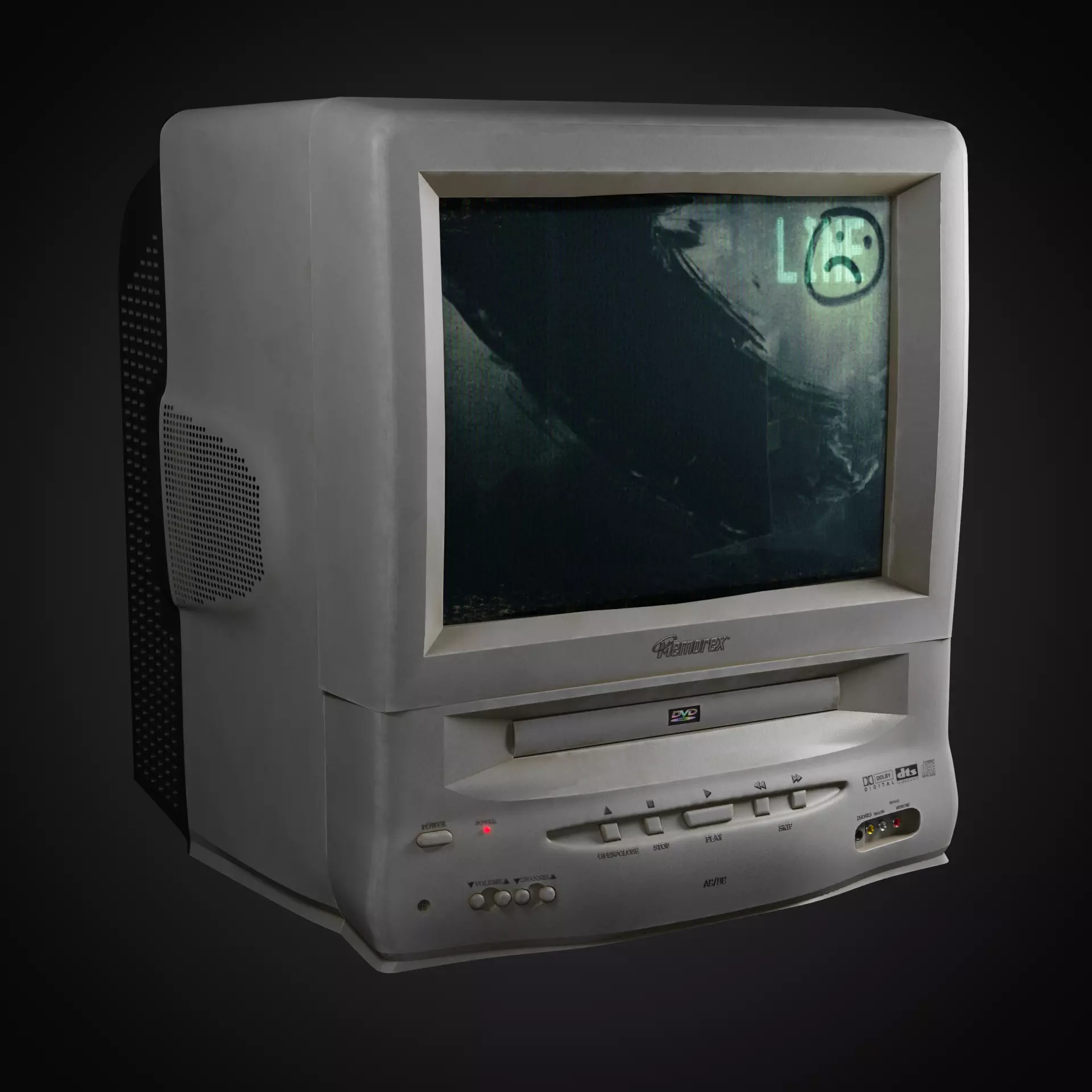 Memorex Tv DVD combo 3D model_0