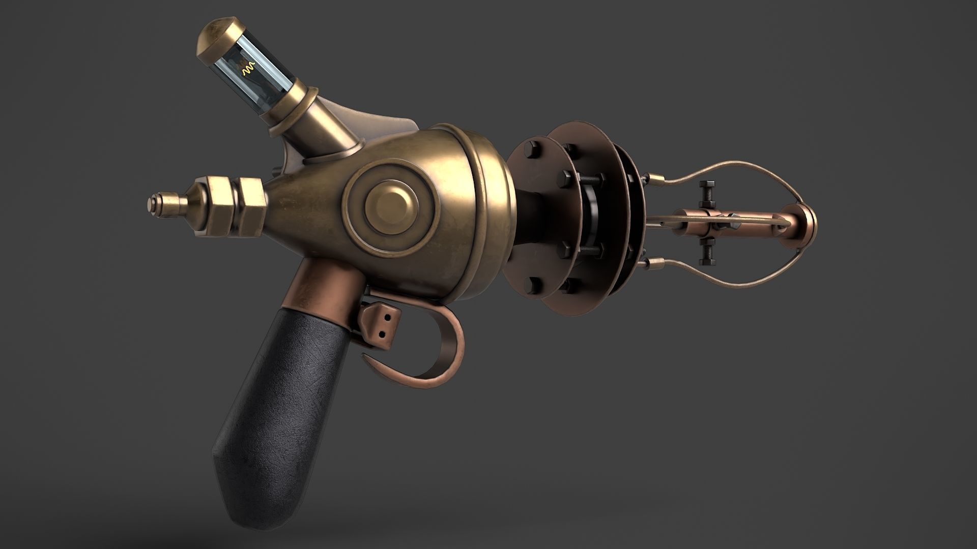 Fantasy Gun 08 3D model_3