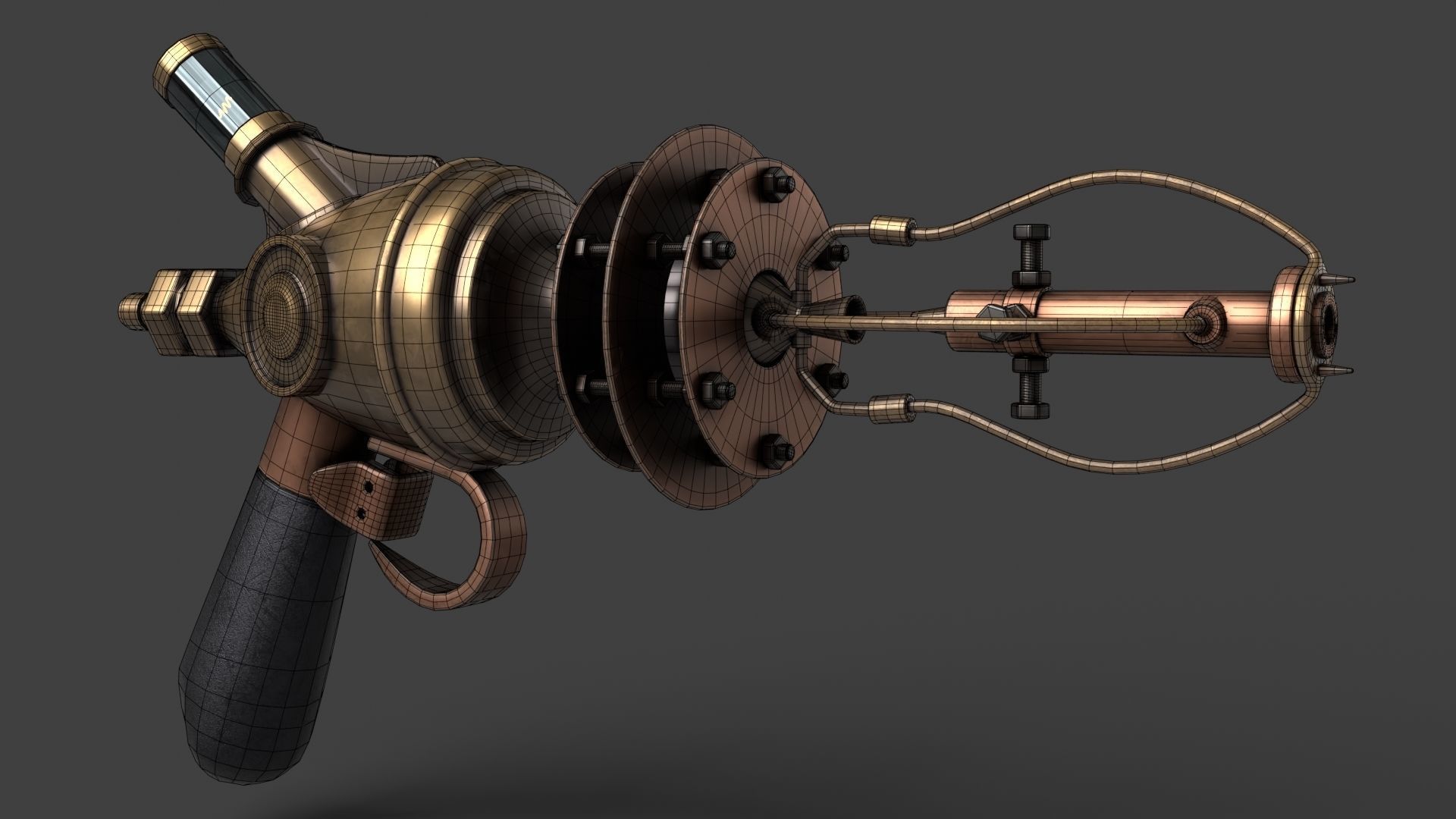 Fantasy Gun 08 3D model_11