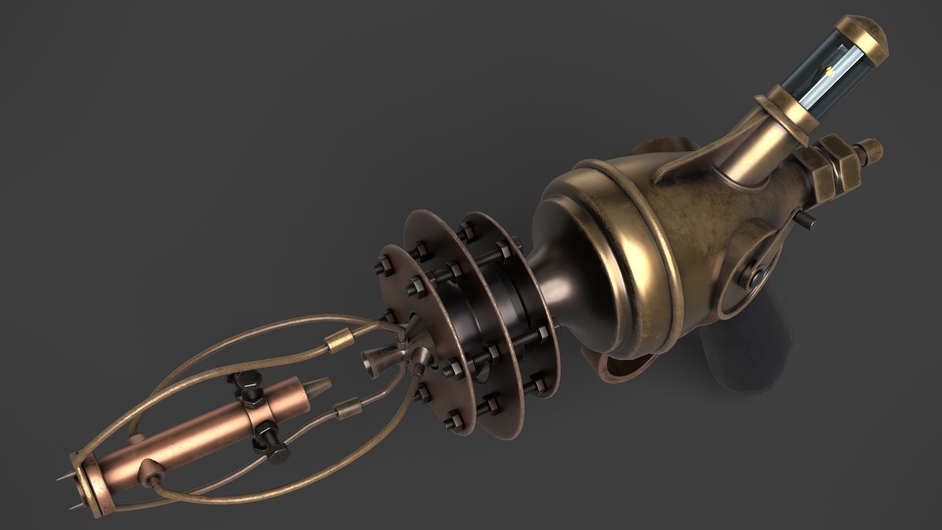 Fantasy Gun 08 3D model_5