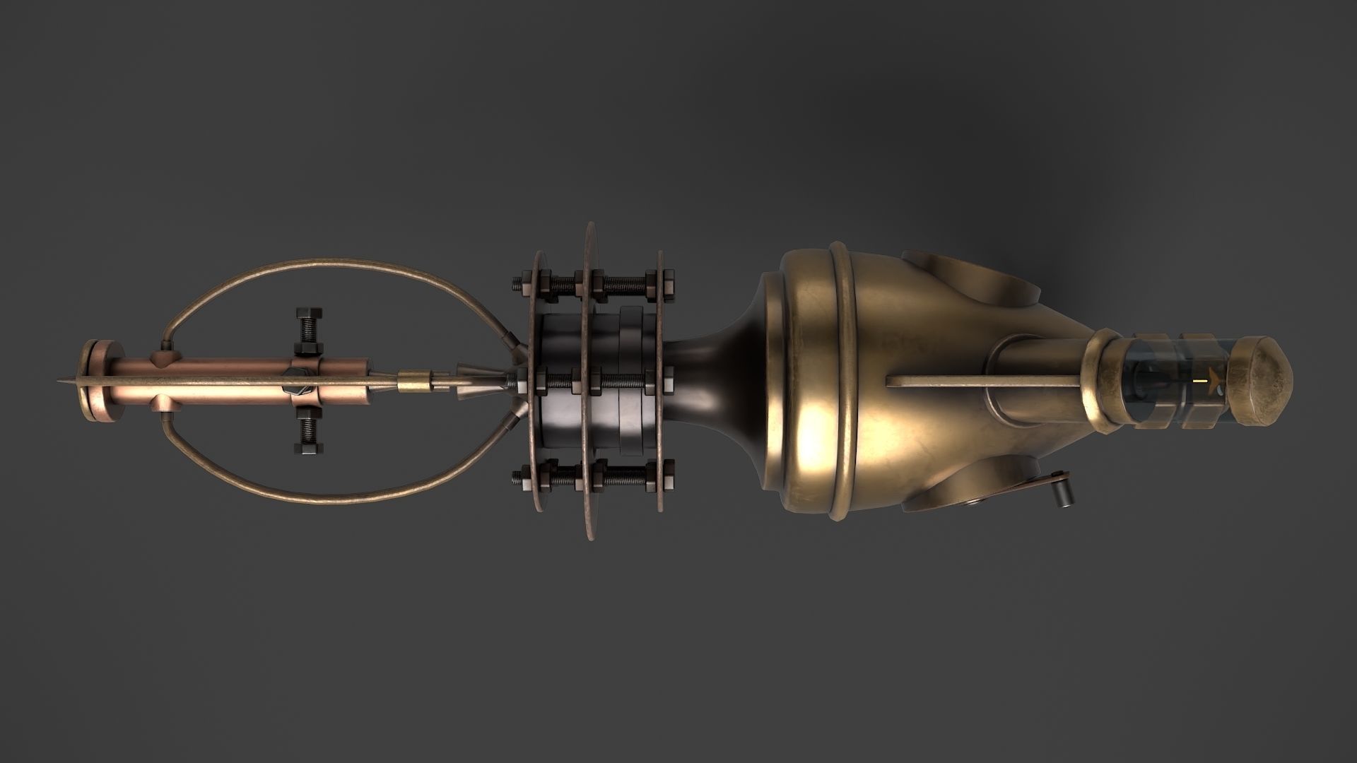 Fantasy Gun 08 3D model_7