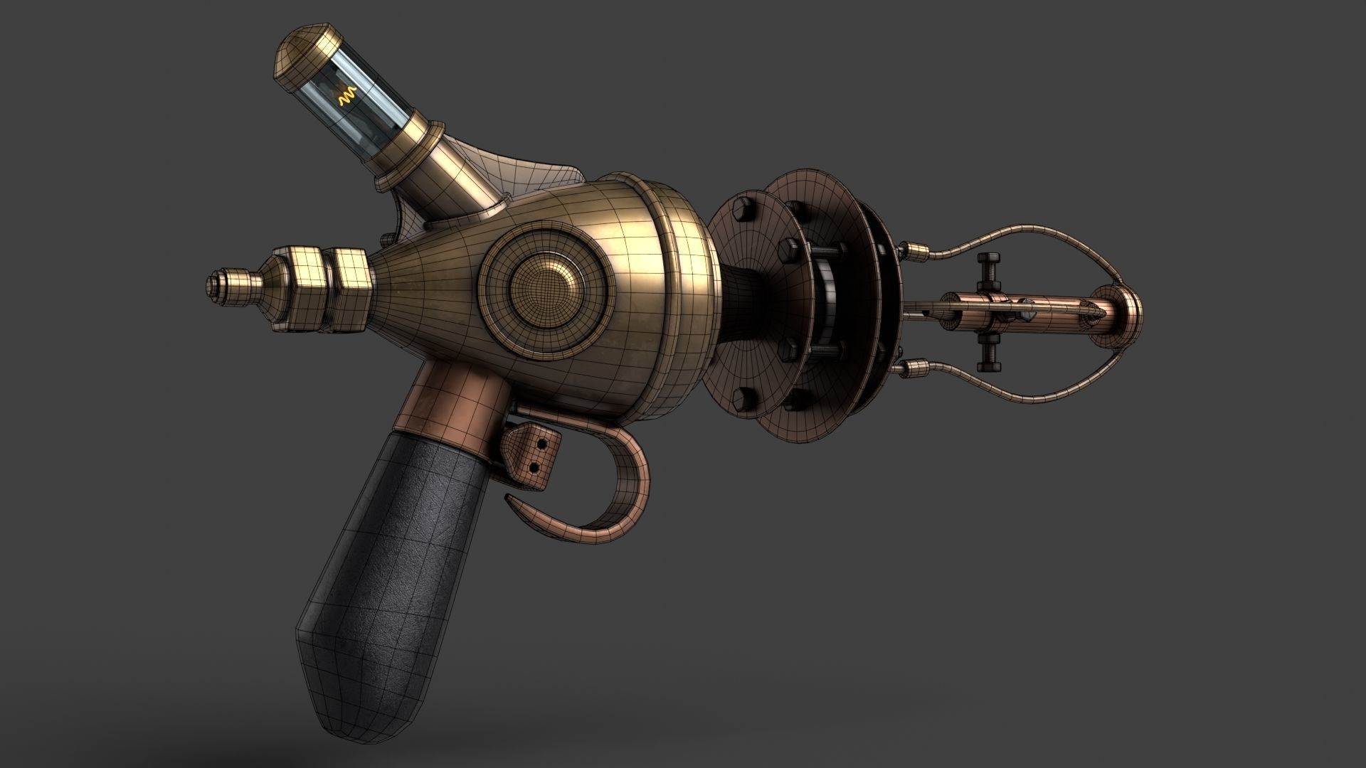 Fantasy Gun 08 3D model_13