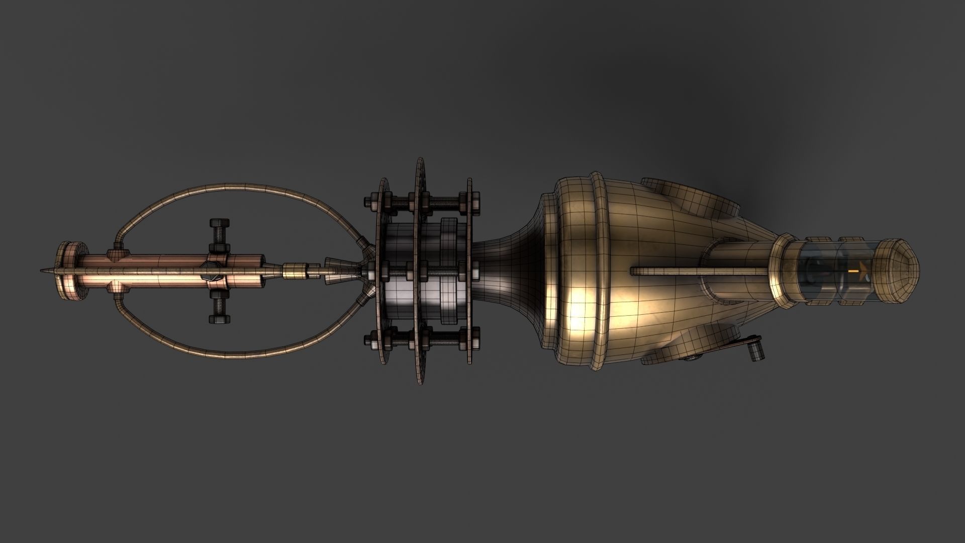 Fantasy Gun 08 3D model_17