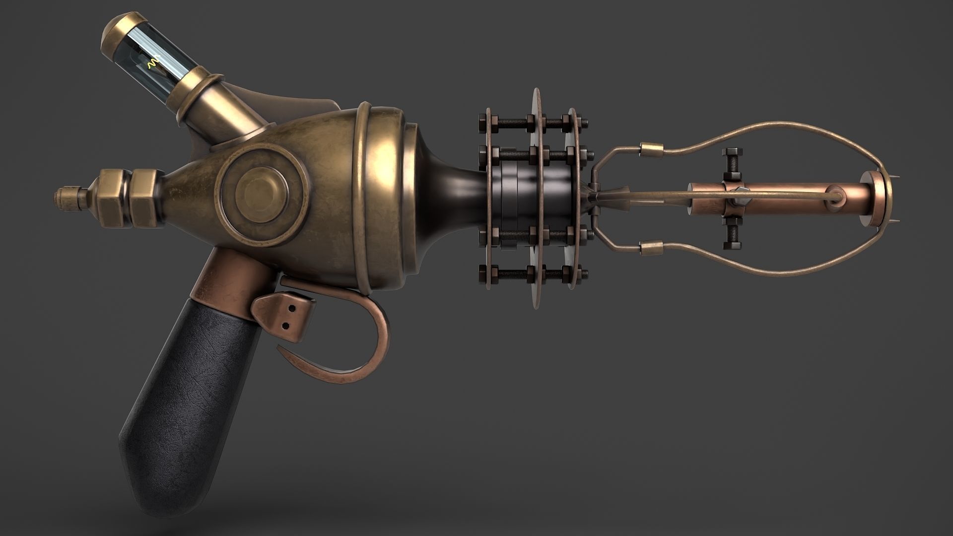 Fantasy Gun 08 3D model_9