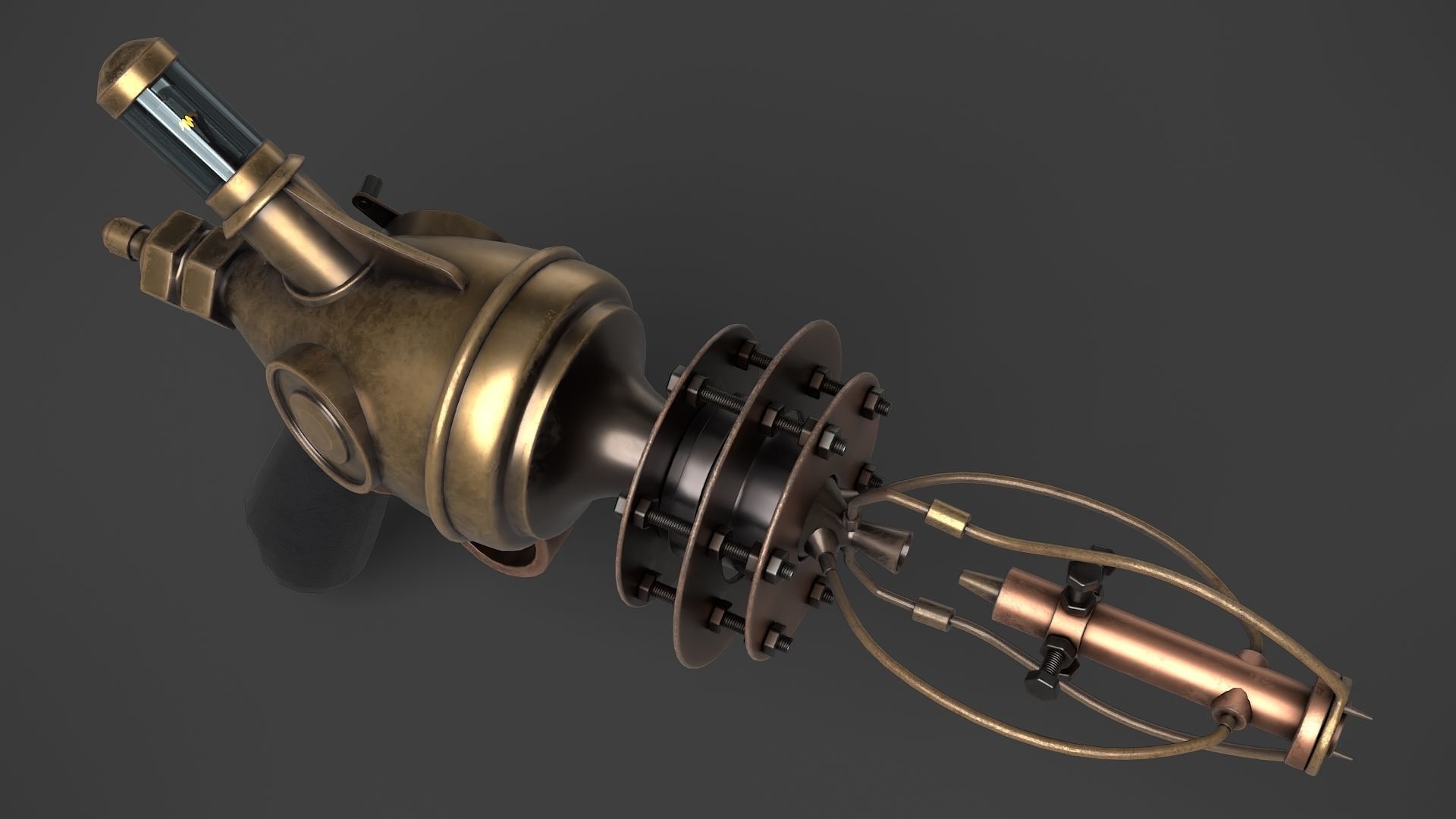 Fantasy Gun 08 3D model_4