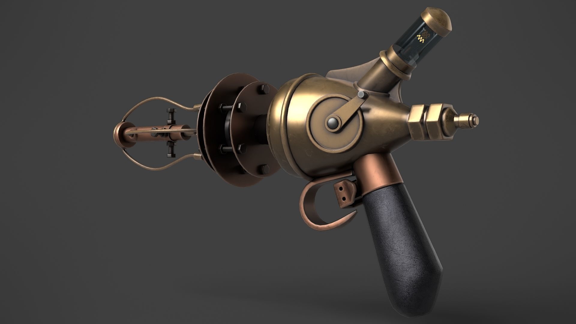 Fantasy Gun 08 3D model_2