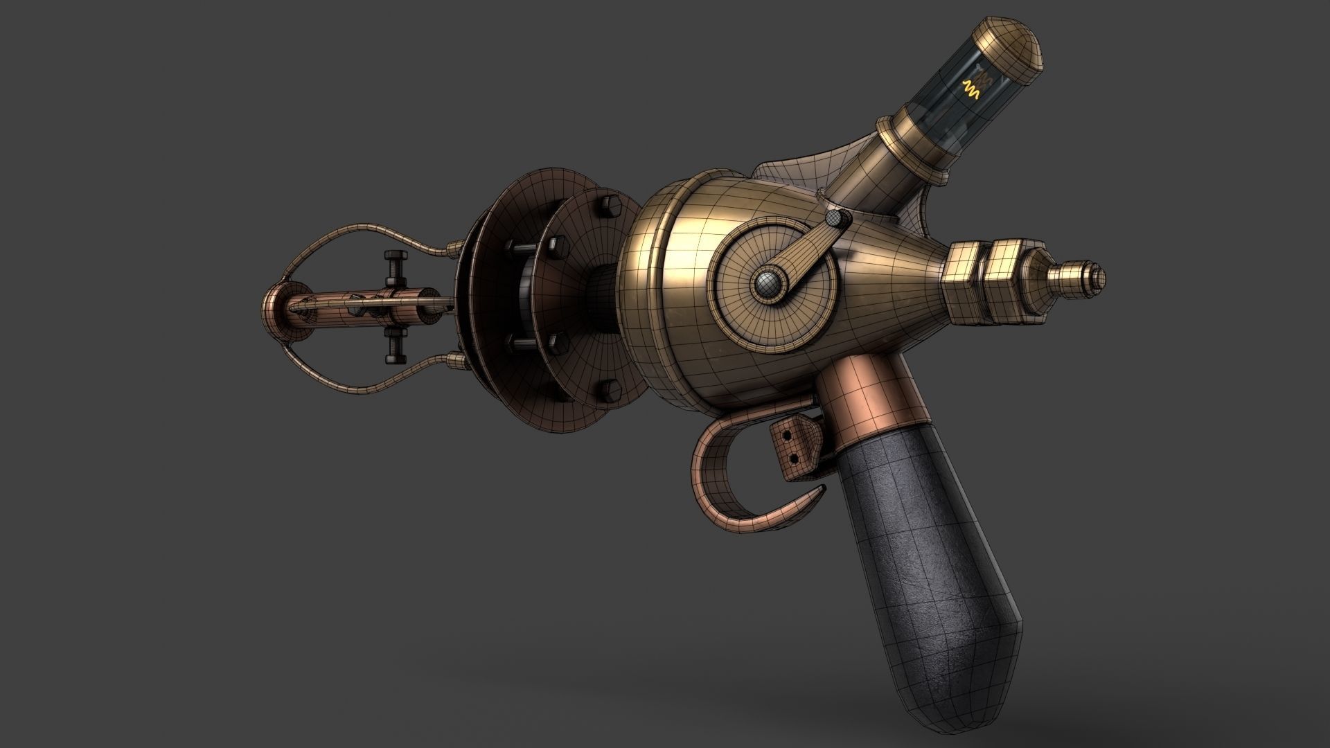 Fantasy Gun 08 3D model_12