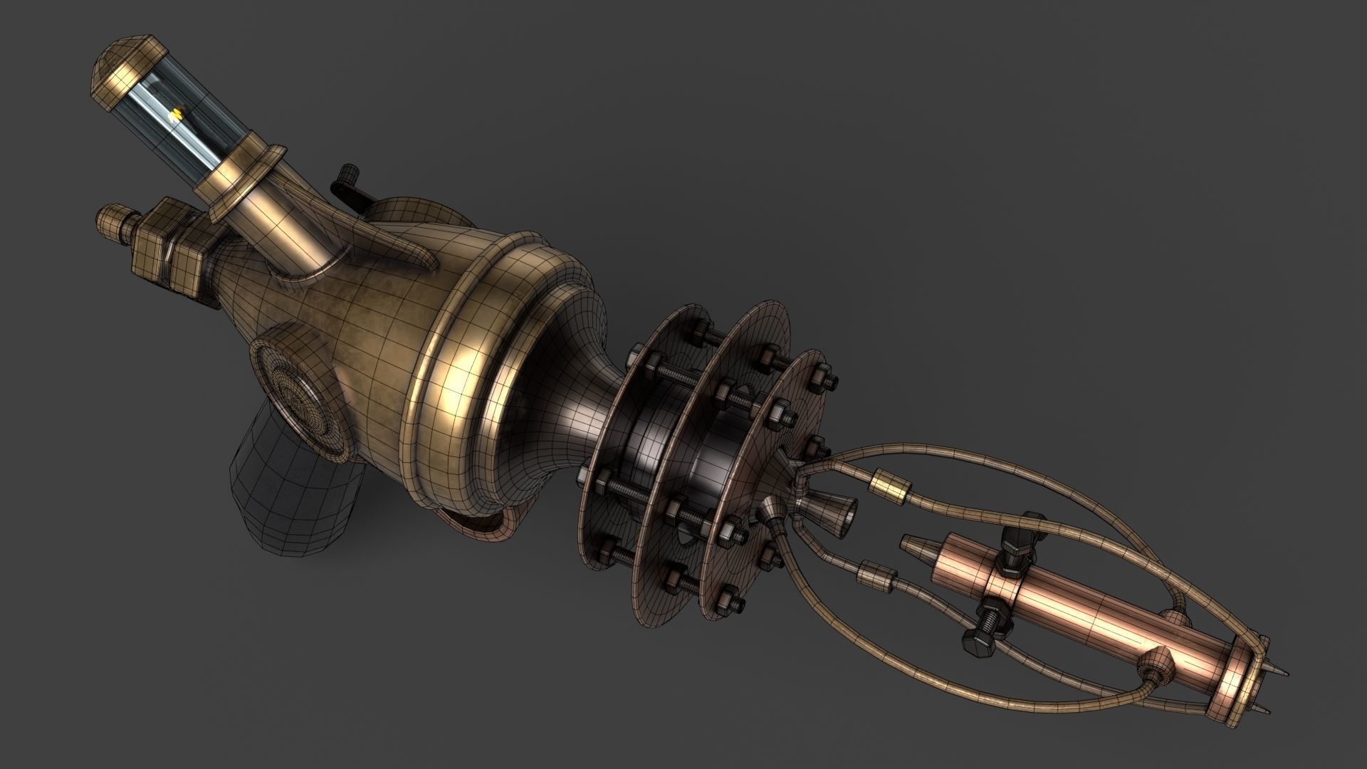 Fantasy Gun 08 3D model_14