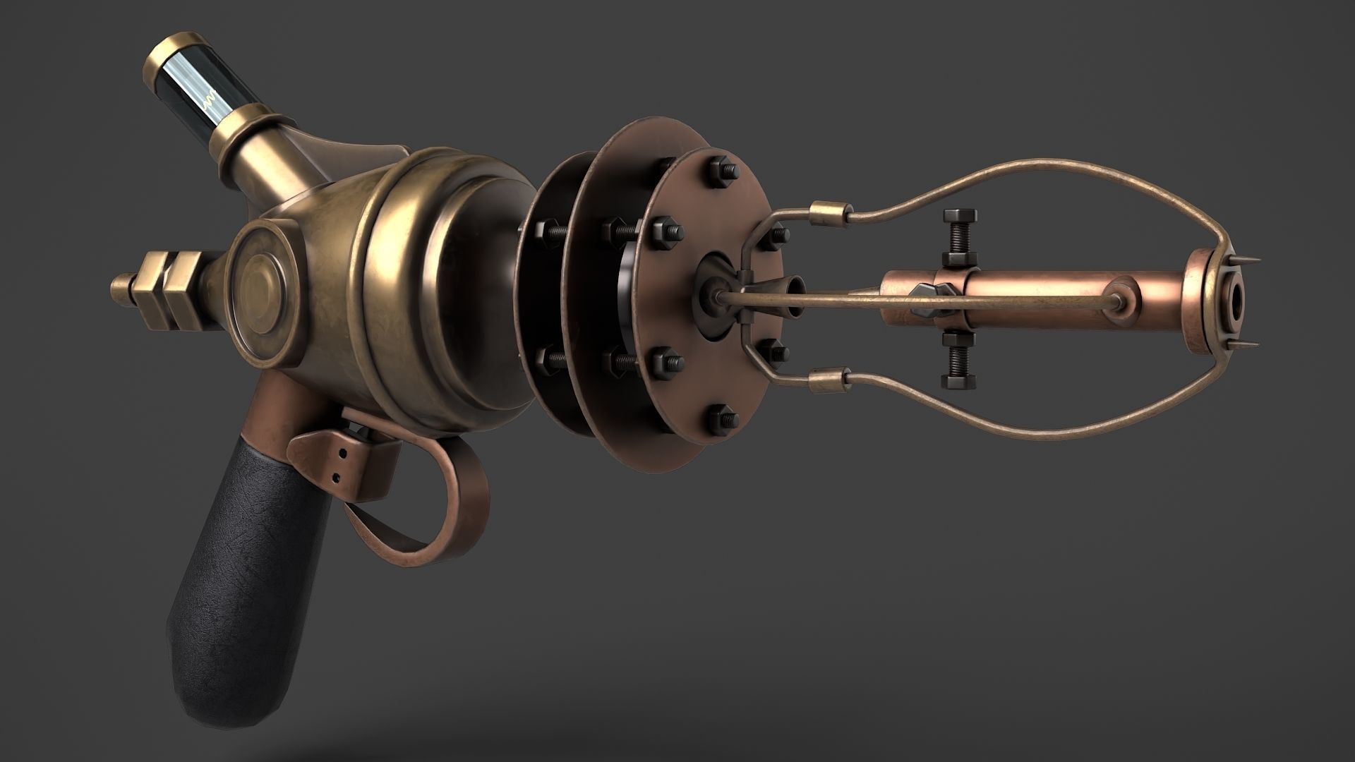 Fantasy Gun 08 3D model_1