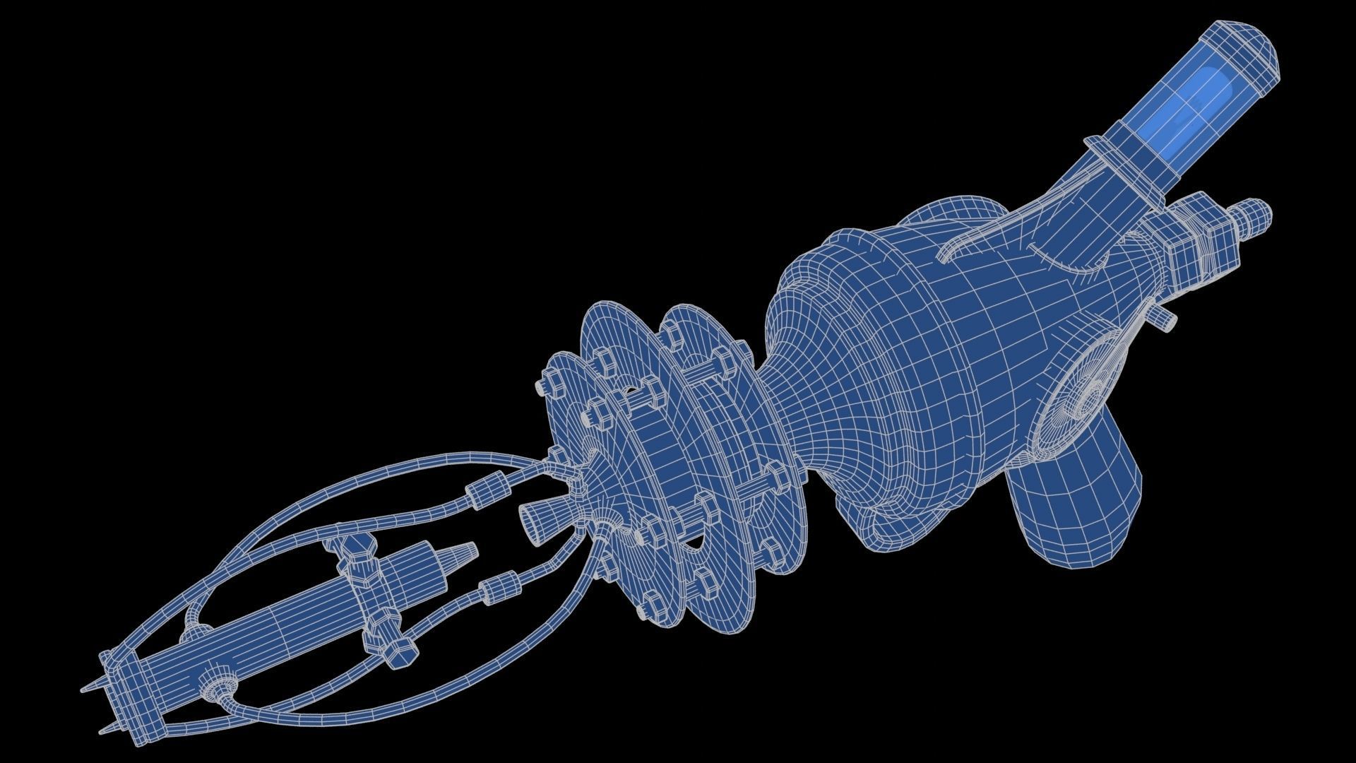 Fantasy Gun 08 3D model_25