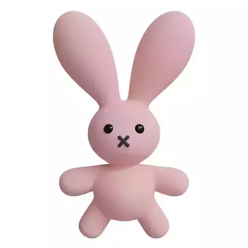 pink rabbit doll