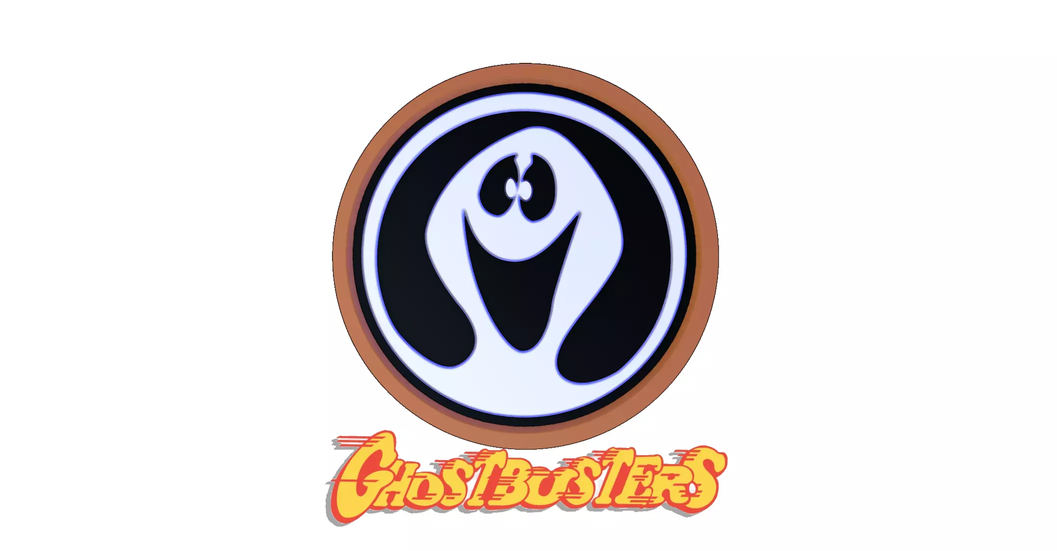 Ghostbusters Filmation Logo 3D print model