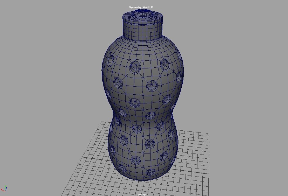 House Hold Series - 49 Unique 3D Bottles - 8th Batch Low-poly 3D model_11