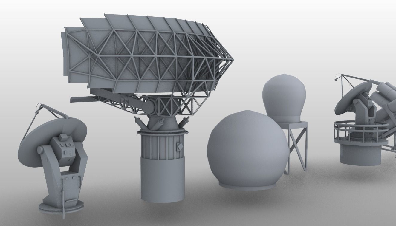 TICONDEROGA CLASS GUIDED MISSLE CRUISER 3D PRINT READY 3D print model_15