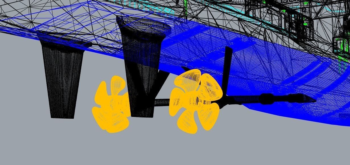 TICONDEROGA CLASS GUIDED MISSLE CRUISER 3D PRINT READY 3D print model_18