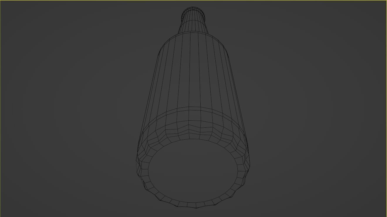 Brown Bottle Free low-poly 3D model_7
