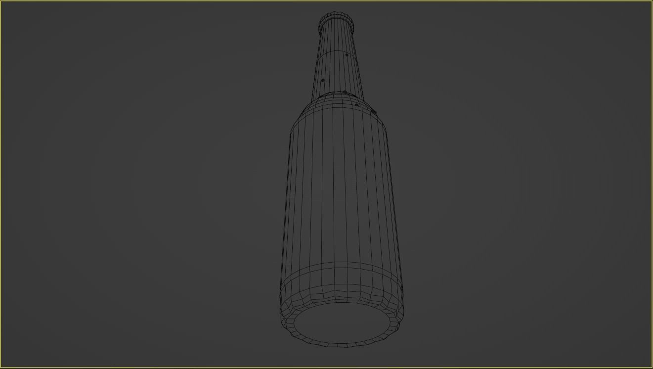 Brown Bottle Free low-poly 3D model_6