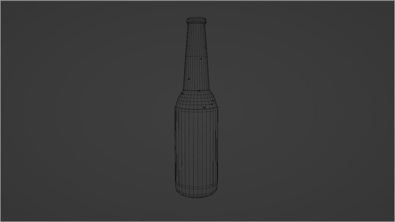 Brown Bottle Free low-poly 3D model_4