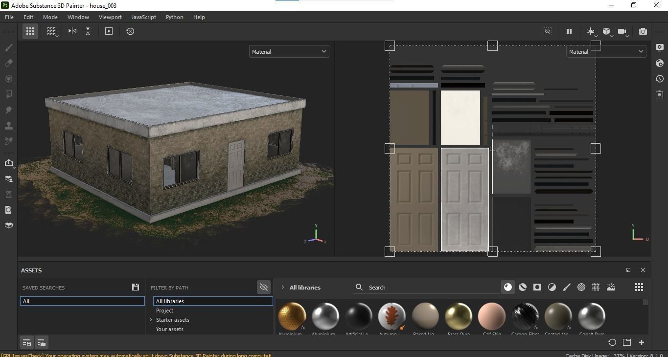 3D Low poly game asset Home Low-poly 3D model_8