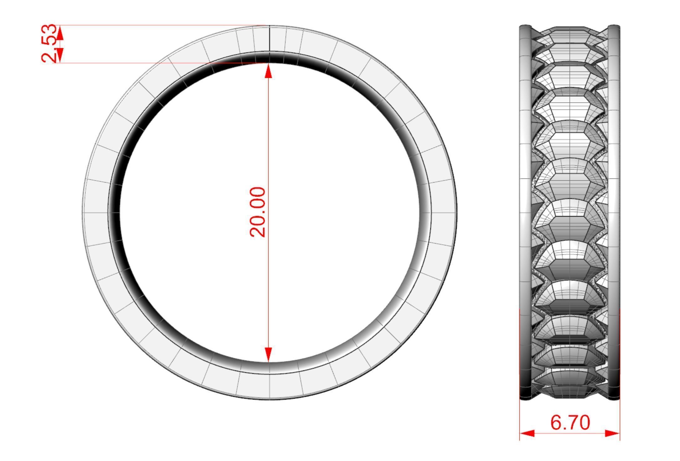 Ring 300622 3D print model_6