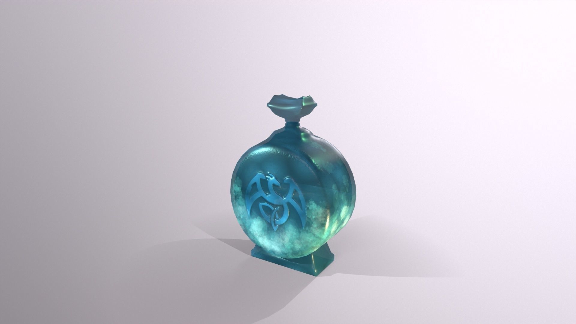 Magic Glowing Dragon Potion Stylized Fantasy PBR Game Asset Low-poly 3D model_11