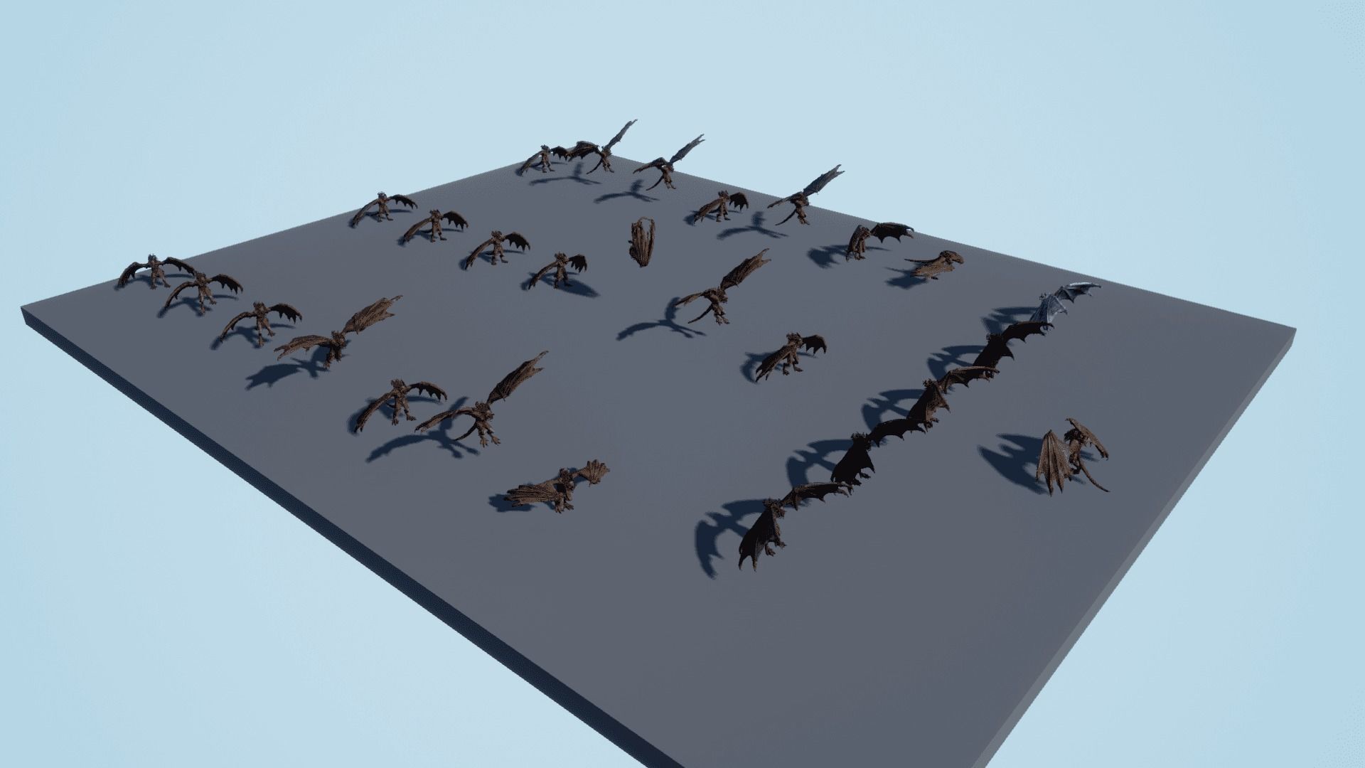 Harpy Vampire Low-poly 3D model_21