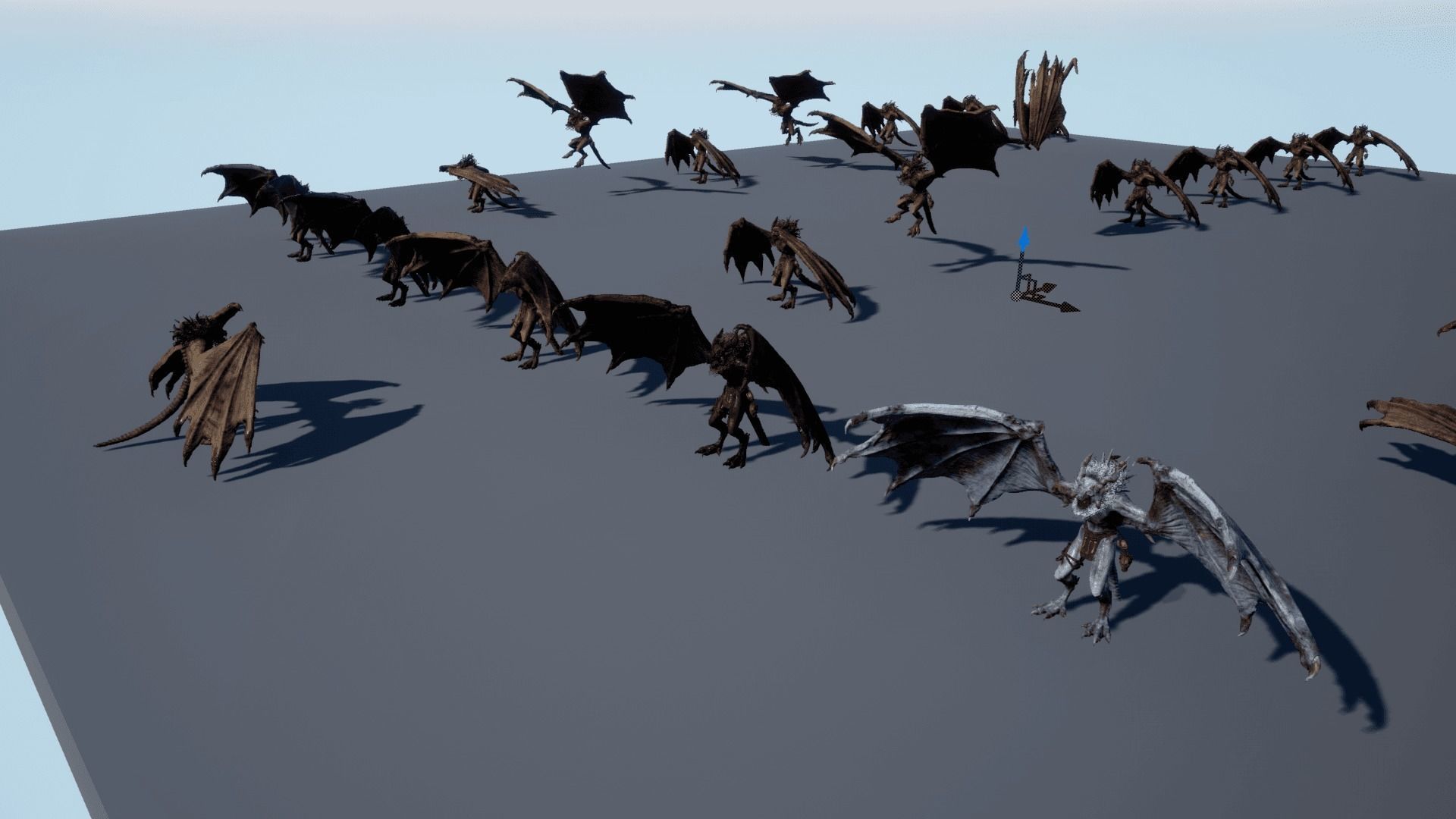 Harpy Vampire Low-poly 3D model_20