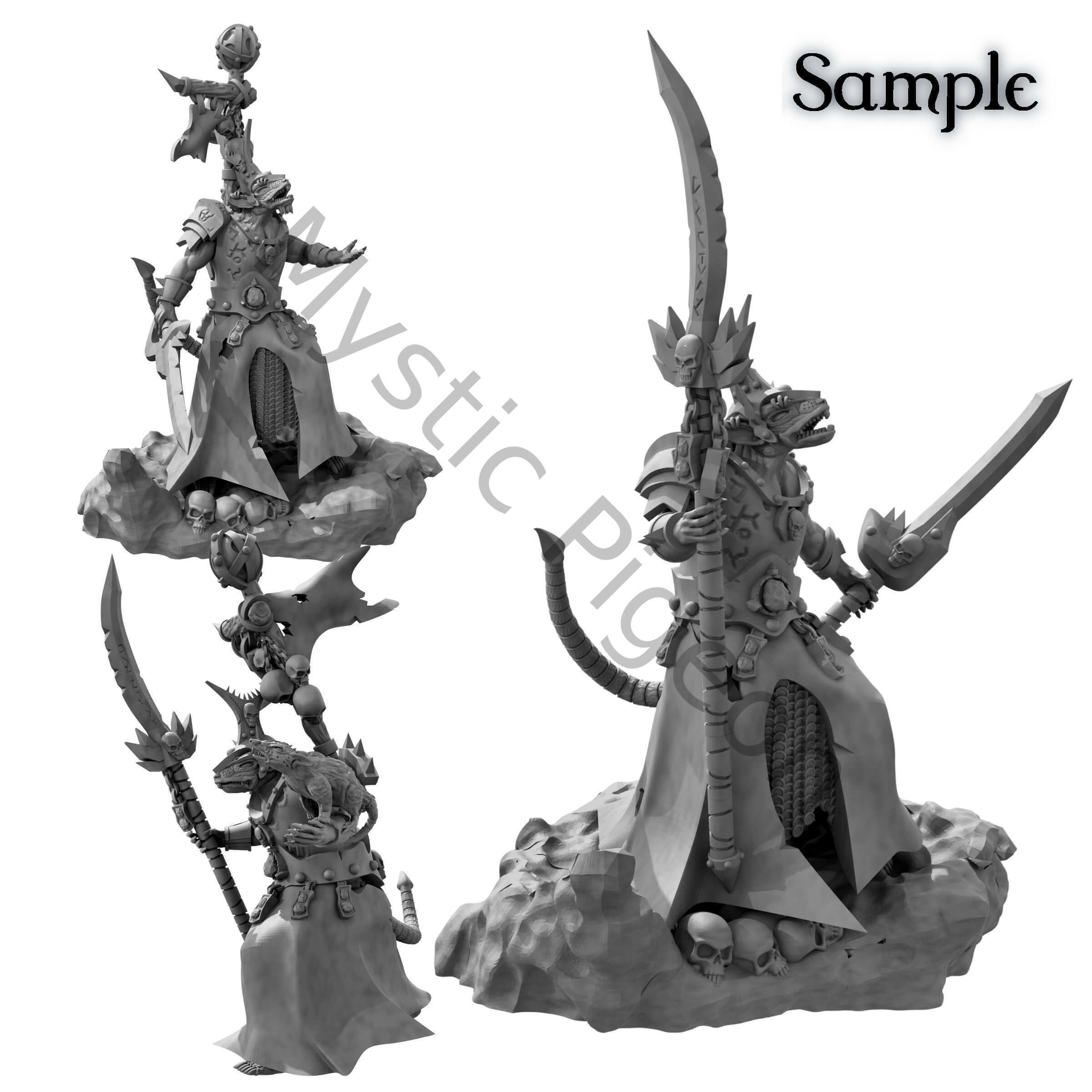 Free Sample Lord Of Rats Rat Swarms Miniature Free 3D print model_11
