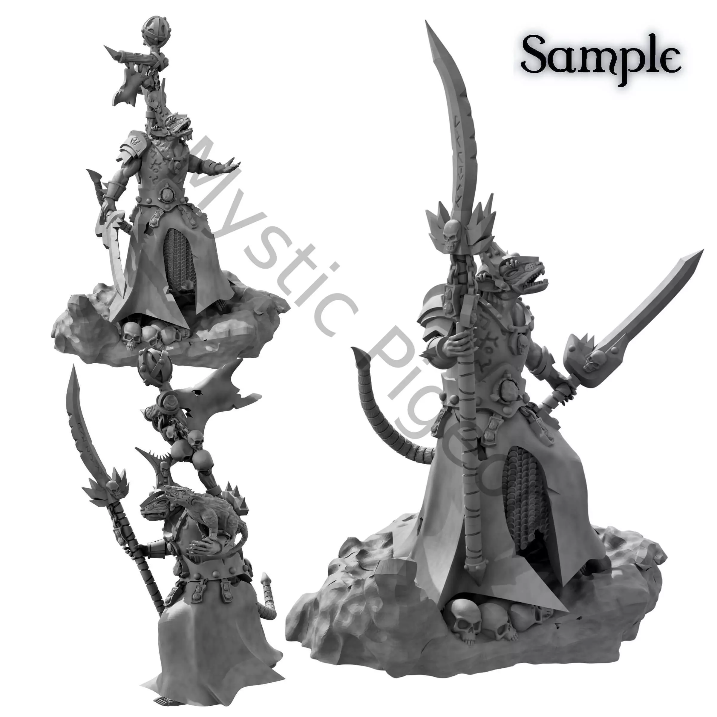 Free Sample Lord Of Rats Rat Swarms Miniature Free 3D print model_0
