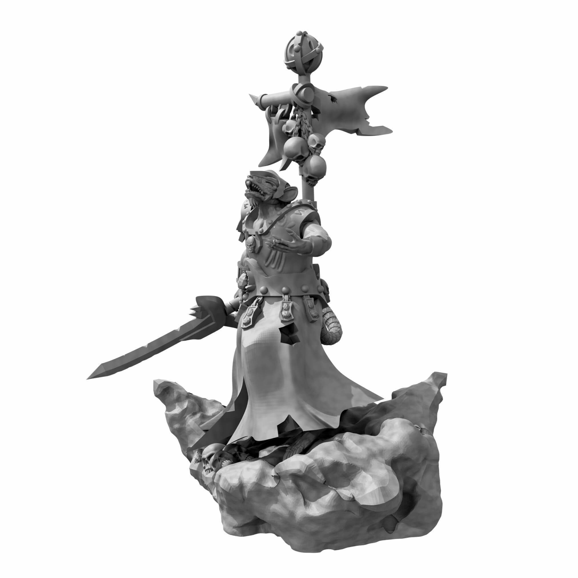 Free Sample Lord Of Rats Rat Swarms Miniature Free 3D print model_15