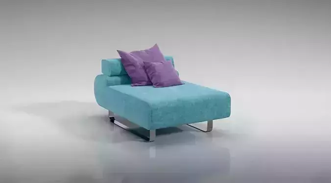 Small Blue Sofa