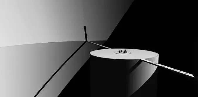 Megastructure  Continuous Body sector  Blame Tsutomu Nihei Low-poly 3D model