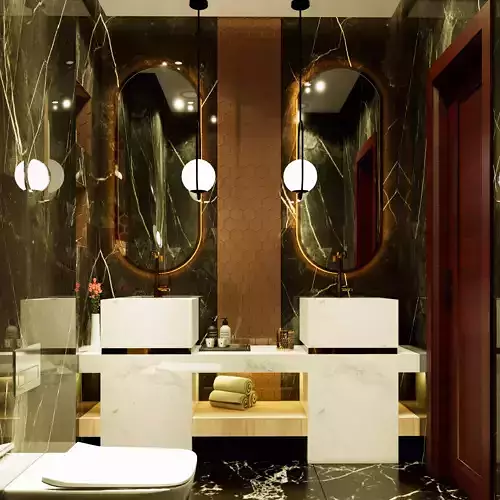 BLACK BATHROOM design 