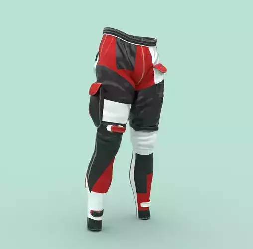 Tactical pants Low-poly 3D model Tactical pants Low-poly 3D model