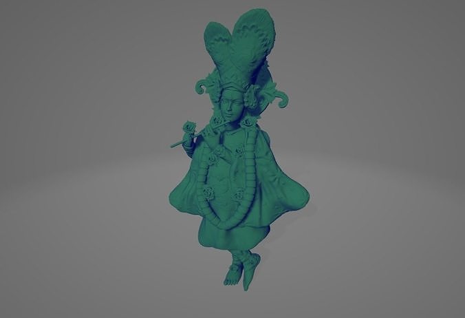 Hindu God - Lord Krishna 3D print model