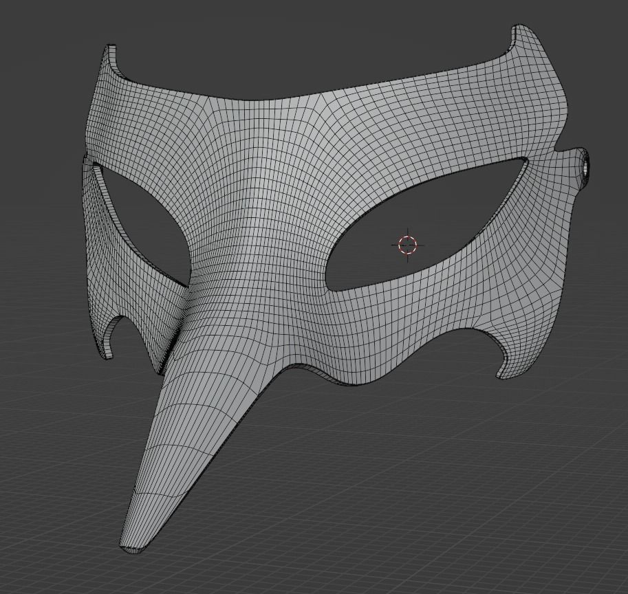 Persona Crow Mask 3D print model_4