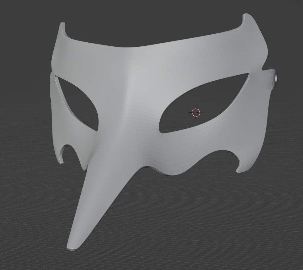 Persona Crow Mask 3D print model_5