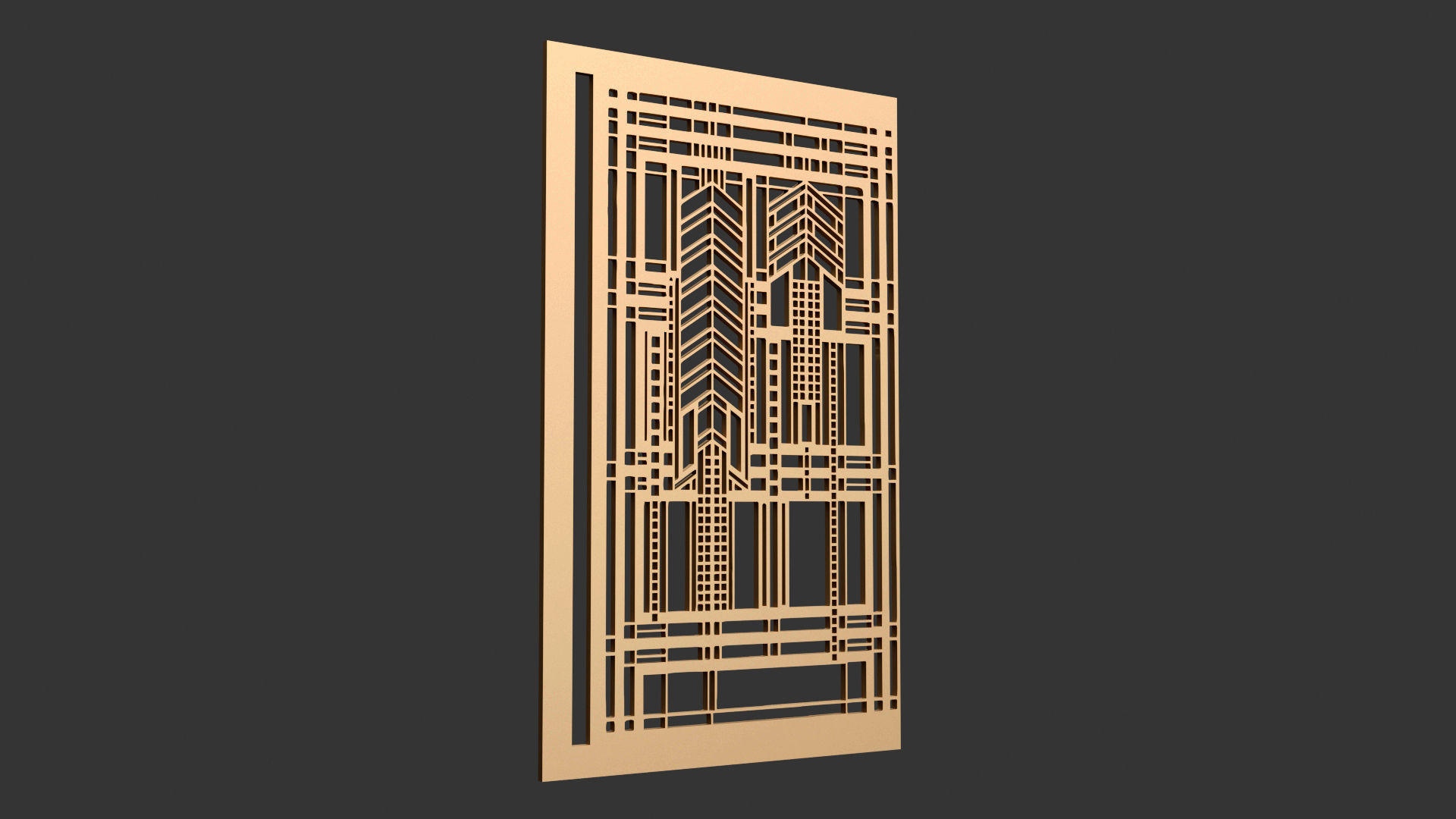 Decorative Panel 2 3D model_7