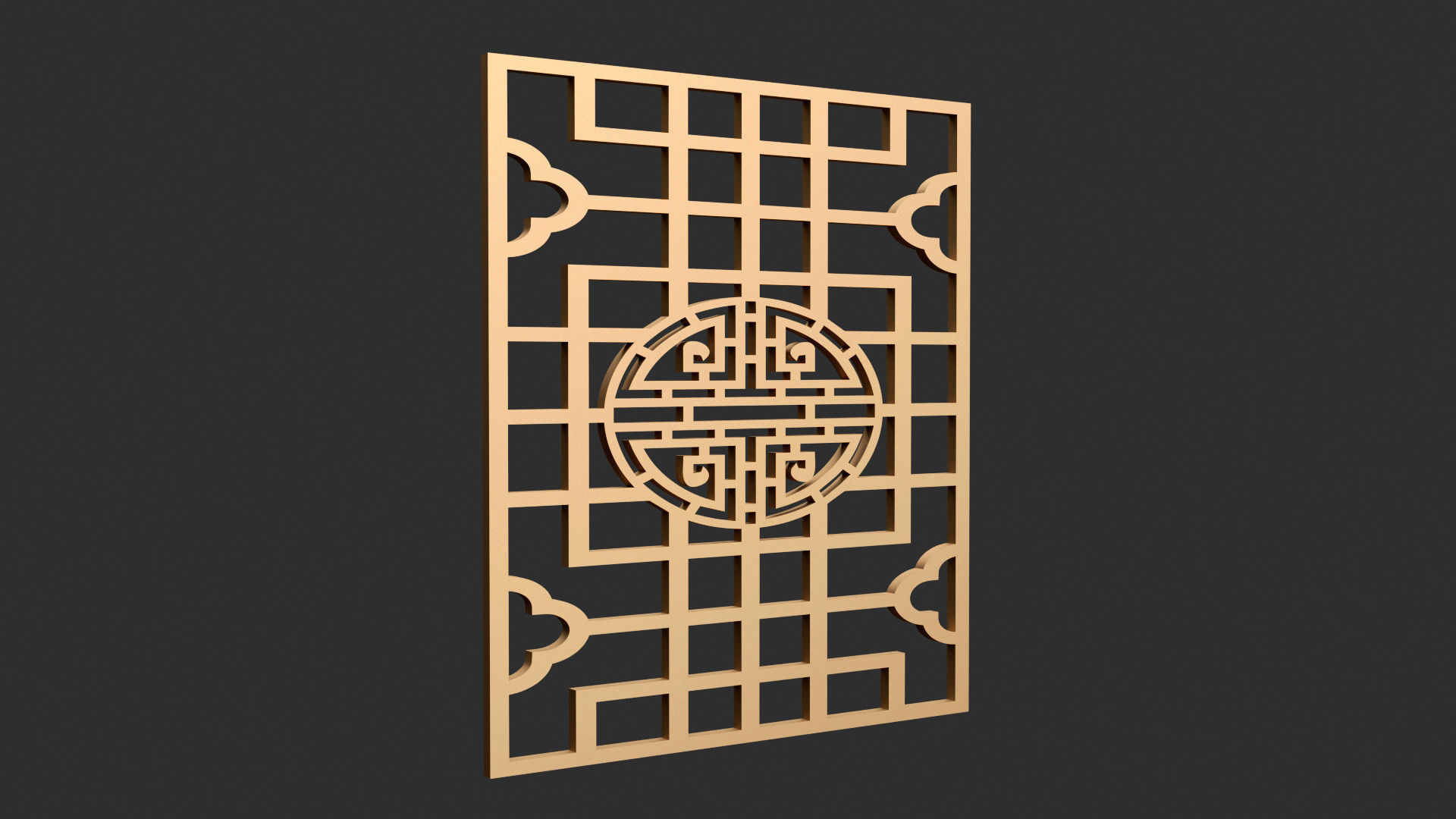 Decorative Panel 2 3D model_2