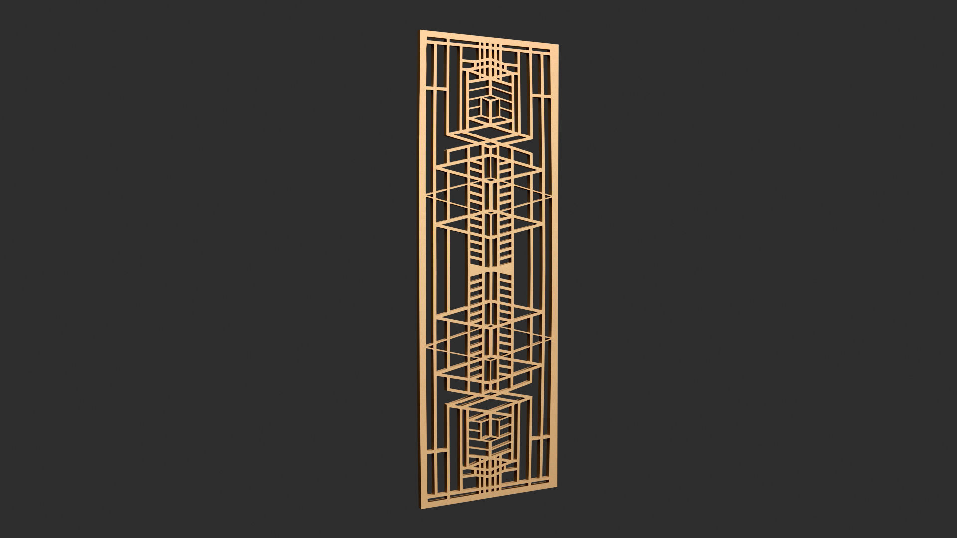 Decorative Panel 2 3D model_8