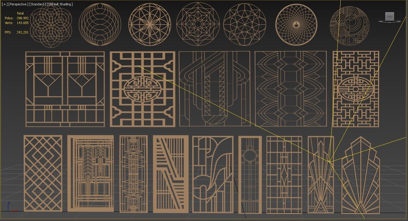 Decorative Panel 2 3D model_17