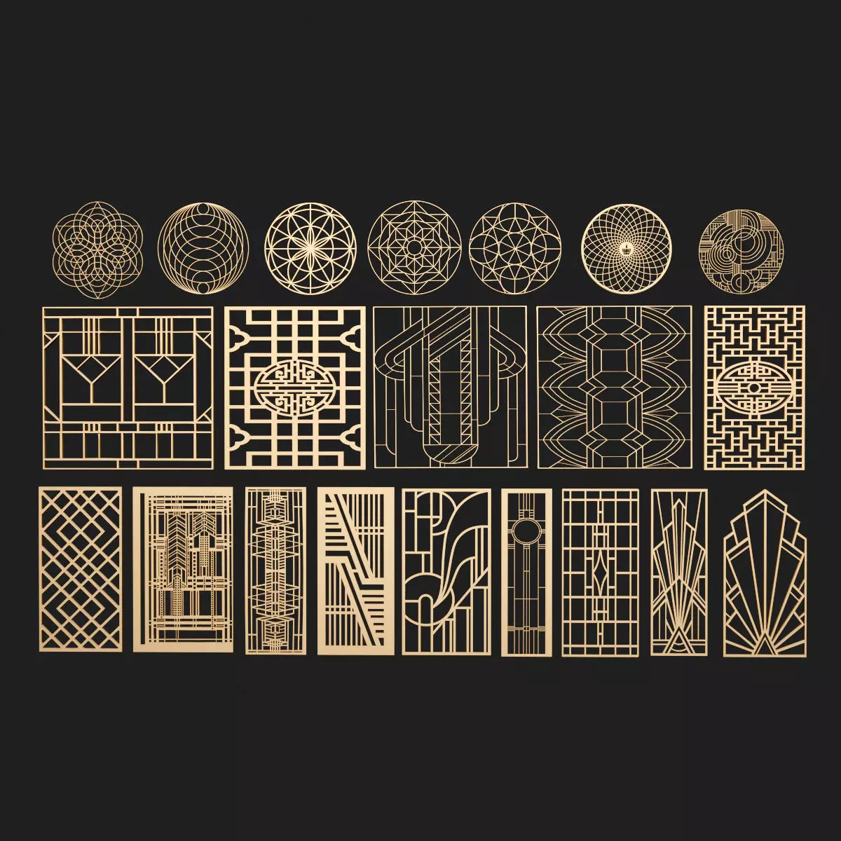 Decorative Panel 2 3D model_0