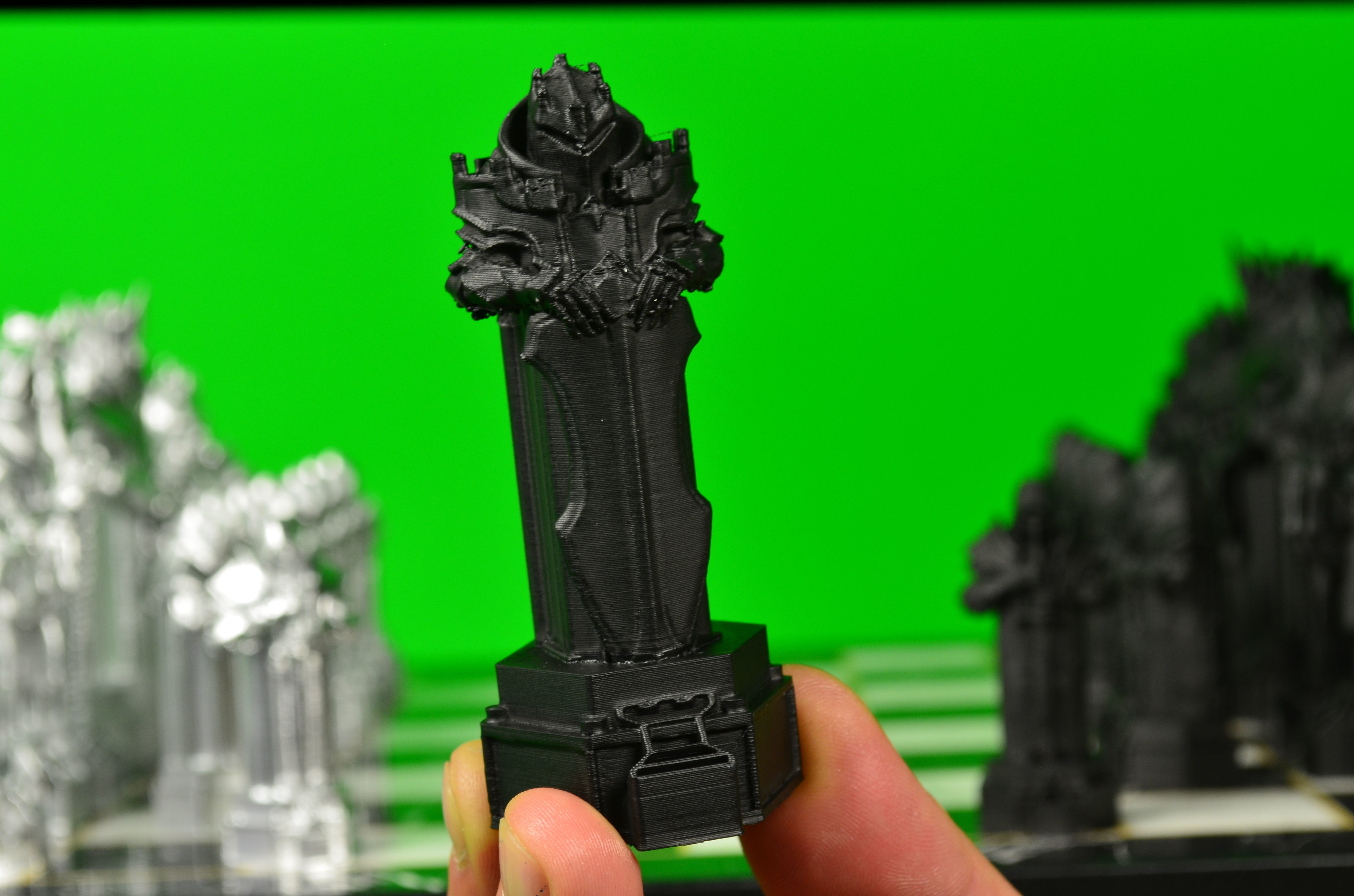 Warrior Knights Chess Set - Special Design  3D print model_10