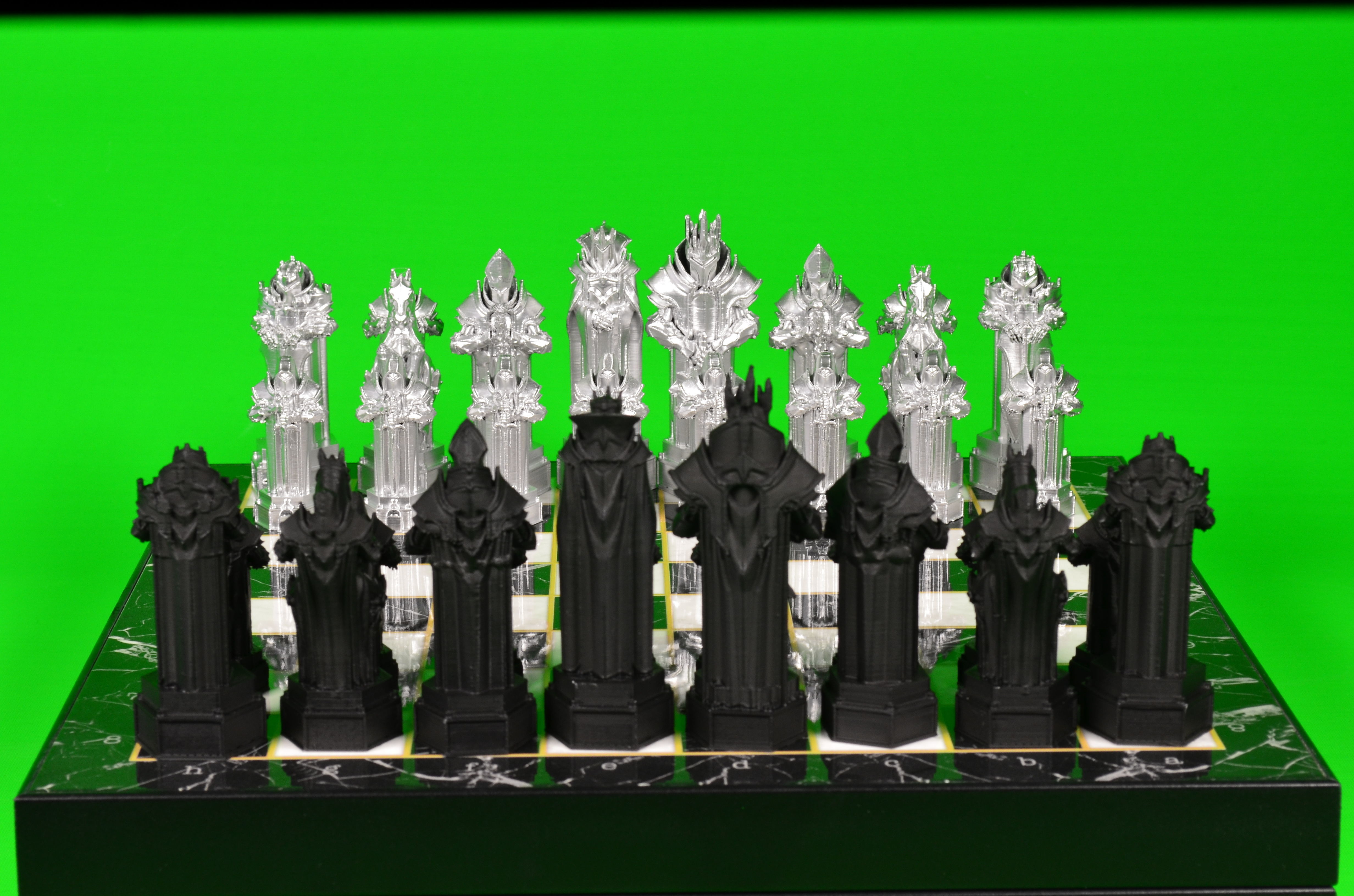 Warrior Knights Chess Set - Special Design  3D print model_14