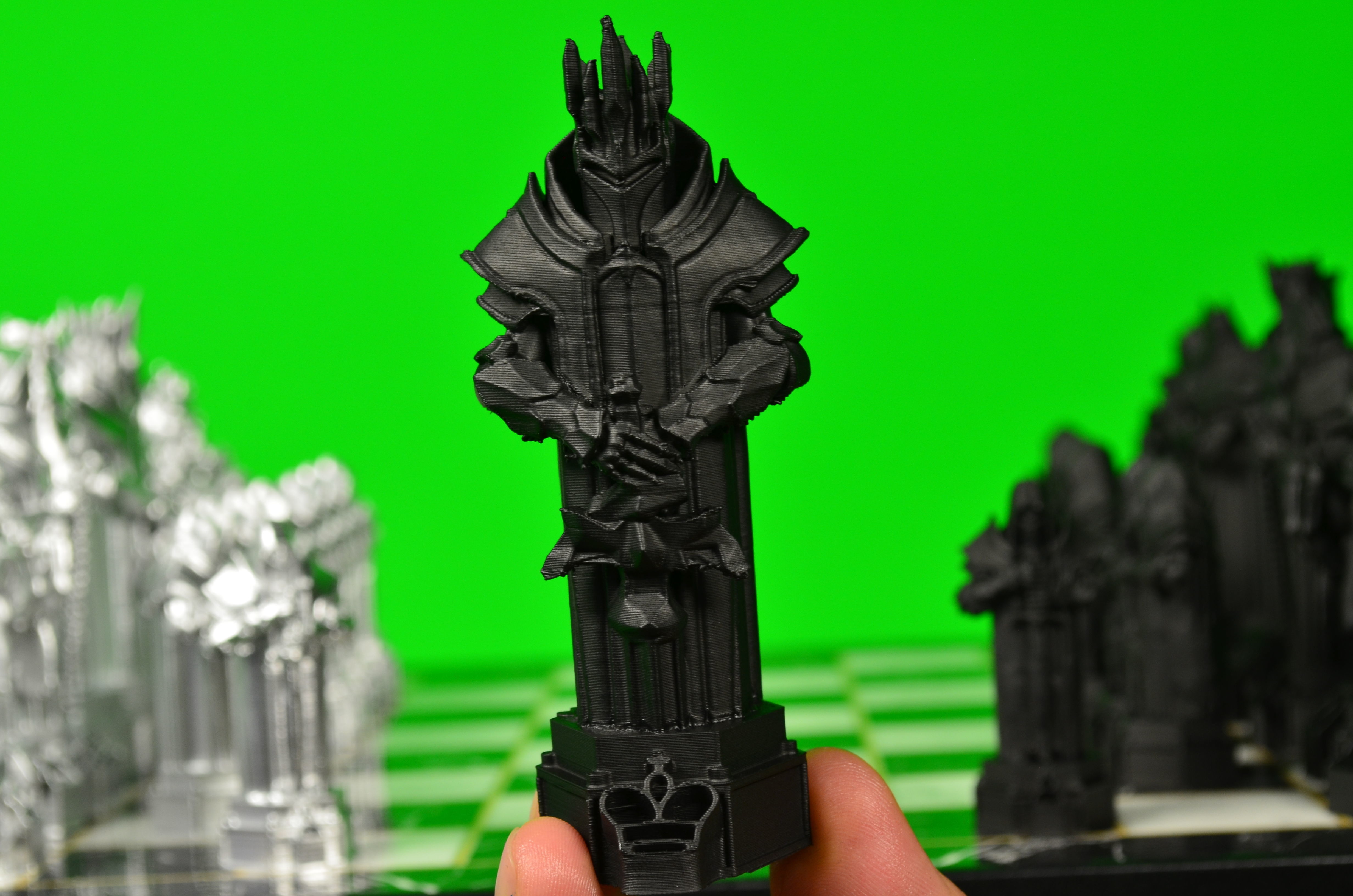 Warrior Knights Chess Set - Special Design  3D print model_12