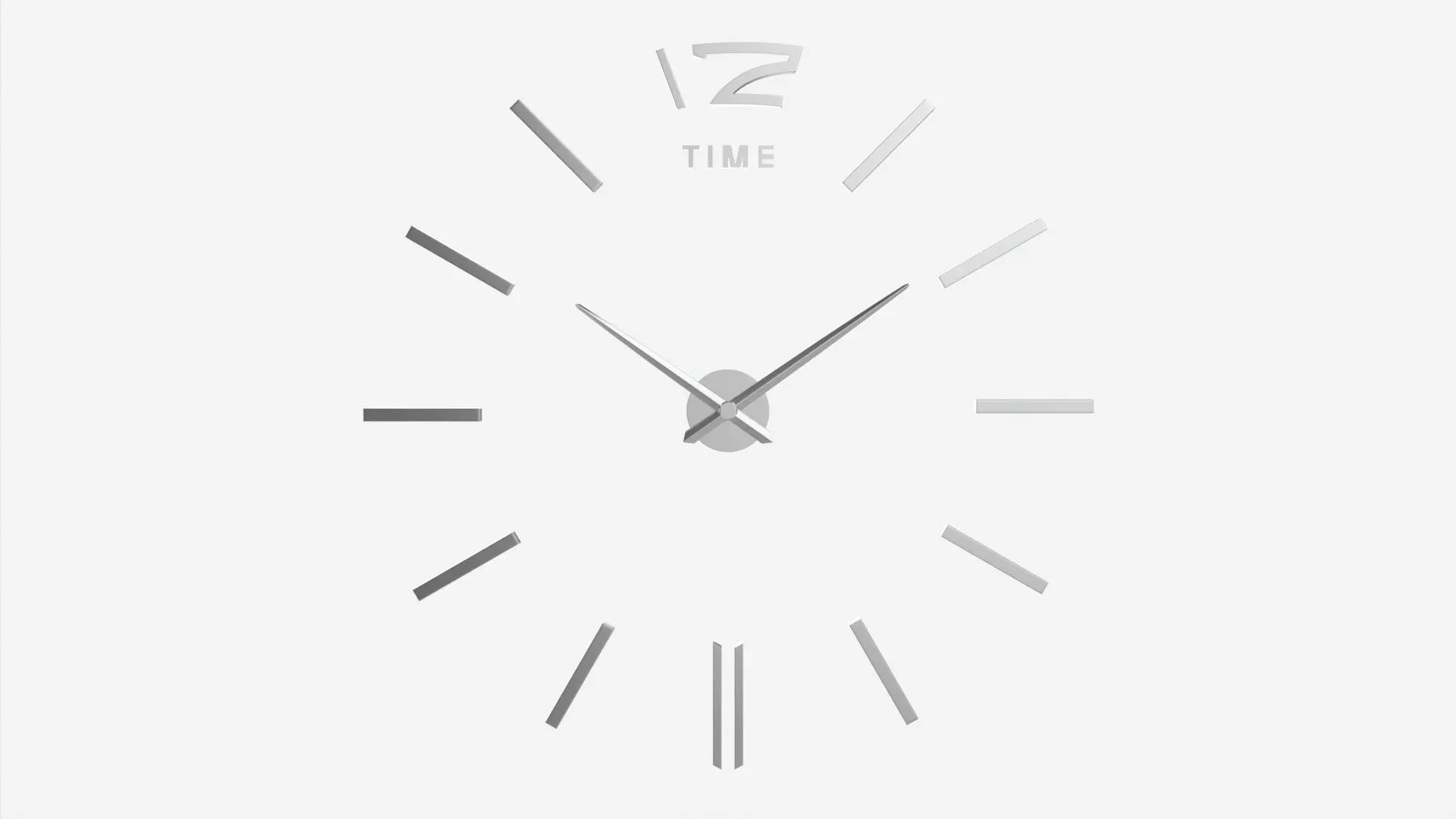 Modern Design Large Wall Clock 02 Free 3D model