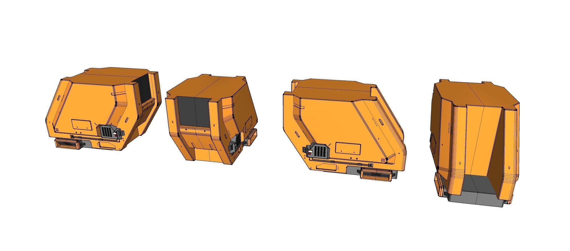 sci-fi Architecture kitbash 37 3D model_26