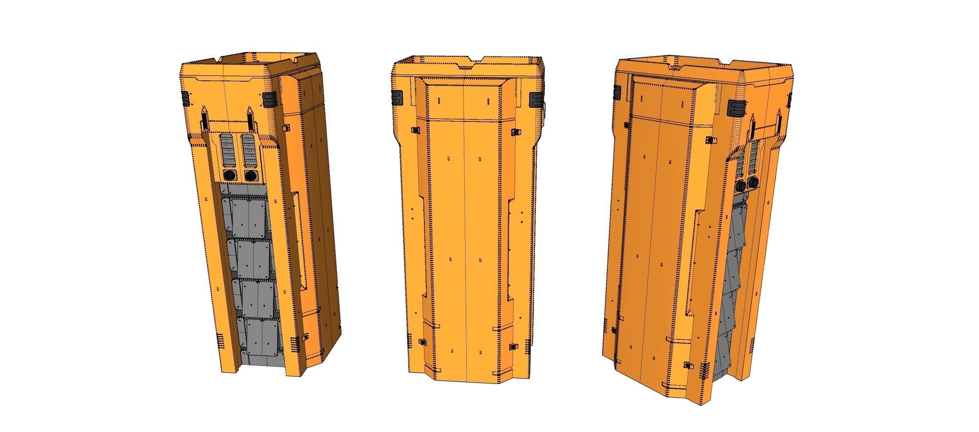 sci-fi Architecture kitbash 37 3D model_20